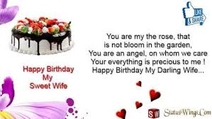 Birthday Wishes In Hindi Shayari For Wife Birthday Wishes For Wife In English Wife Birthday Status In 2020 Birthday Wishes For Wife Birthday Wishes Wife Birthday