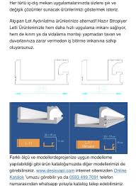 Stropiyer Led Urunler Led Lambri Kartonpiyer