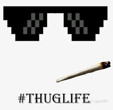 Mlg pixel glasses by robertxcv. Thug Life Joint Png Photo Transparent Png Thug Life Glasses Png Transparent Png 800x800 Free Download On Nicepng
