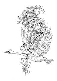 Print the pdf to use the worksheet. Doodle Invasion Coloring Book On Behance