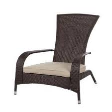 Patio Sense Coconino All Weather Wicker Patio Chair 61469 The Home Depot Wicker Patio Chairs Lounge Chair Outdoor Wicker Lounge Chair