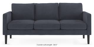 Sectional sofa/l shaped sofa sectional sofa is probably a marketing term for l shaped sofa or sofa with proper sections dedicated for a single person to sit means these sofas can have two to. Liverpool Sofa Blue Urban Ladder