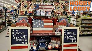 Fourth of july is just around the corner! Hobby Lobby Come With Me 2020 Fourth Of July Decor Youtube