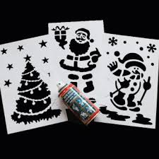 If the snow falls apart, it's no good for making a snowman. Snow Spray Stencil Kit Bright Ideas Crafts