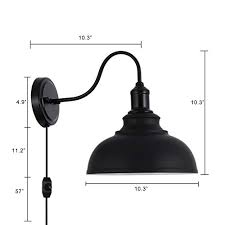 Match the light to your faucet and fixtures with bronze or chrome finishes for a modern wall sconce look. Larkar Dimmable Vintage Wall Lamp Black Industrial Vintage Farmhouse Wall Sconce Lighting Gooseneck Wall Light Fixture Farmhouse Goals