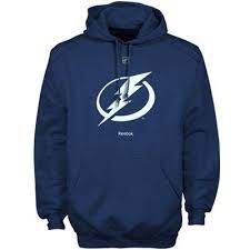 Reebok Tampa Bay Lightning Primary Logo Pullover Hoodie Navy Blue Tampa Bay Lightning Tampa Bay Lighting Tampa