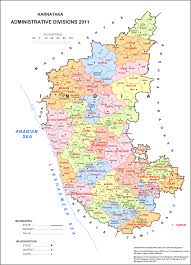 A map of karnataka shows that there are 30 districts in the state, which are grouped under four divisions, and they are as follows: High Resolution Maps Of Indian States Bragitoff Com