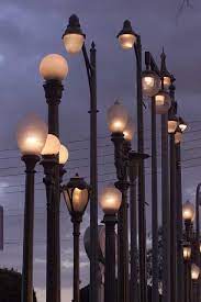 City Of Street Lights Street Light Lamp Lights