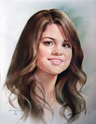 461 Selena Gomez Celebrity Art Portraits Celebrity Drawing Famous People Portraits