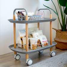 It's reminiscent of an industrial rolling cart and looks great painted glossy white, matte black, or with a rustic stain finish! Movable Coffee Table Beside Sofa With Wheels Small Table Side Table Nordic White Cart Living Room Furniture Simple Coffee Table Coffee Tables Aliexpress