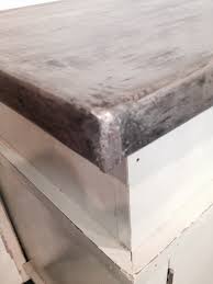 make me pretty  zinc countertop diy