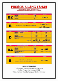 Lesen memandu bas/ lori rm1,500. Harga Lesen 2017
