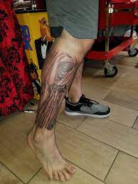 Wood Grain Peg Leg Tattoo Grain Tattoo I Tattoo Leg Tattoos