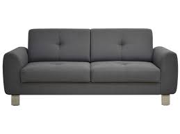 Canapé droit 3 places lars convertible gris scandinave. Canape Fixe 3 Place En Tissu Axel Coloris Anthracite Vente De Canape Droit Conforama