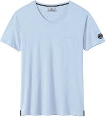 Tee Shirt Bleu Ciel En Coton Marque De Qualite Europann