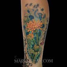 Dandelion Tattoo Dandelion Tattoo Dandelion Tattoo Design Tattoo Skin