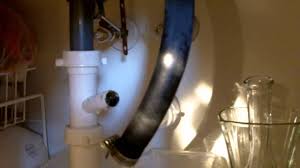 I am guessing the sound through your drain is just an echo since the condensate drain for the furnace. A C Condensation Hose Clogged Newer Homes Youtube