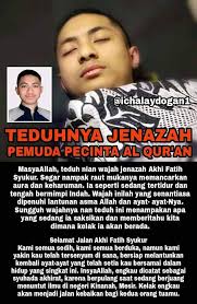 5 lomba yang membuat pesertanya meninggal dunia gang, kenapa ada orang yang berani melakukan aksi terjun bebas demi. Wajah Tenang Bagaikan Tidur Pelajar Tahfiz Penghafaz 30 Juzuk Al Quran Meninggal Dalam Keadaan Berpuasa Kashoorga