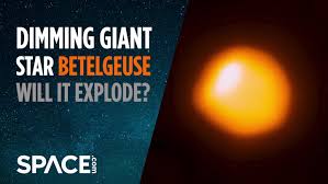 I ask beet the questions and tweet his answers word for word beetlejuice green ретвитнул(а) wack af. Will Bright Star Betelgeuse Finally Explode A Look At The Dimming Red Giant In Orion S Shoulder Space