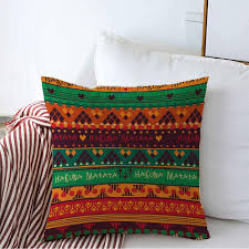 Amazon.com: Decorative Square Throw Pillow Cover Linen Moroccan Tribal  Matata Pattern Mexico Can Mexican Be Used Abstract Element Textures Soho  Pads Folk Pillow Case for Couch Sofa Home Decoration 24x24 Inch :