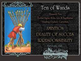 Check spelling or type a new query. The Ten Of Wands Tarot Card Meanings Tarot Reading