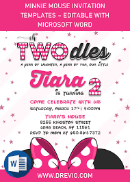 2″,4 1/2″ & 5 1/4″ circles. Minnie Mouse Invitation Templates Editable Docx File Download Hundreds Free Printable Birthday Invitation Templates