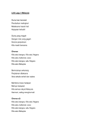 May 21, 2021 · lagu ini cukup ikonik karena menyatukan konsep melayu, dangdut, serta keroncong. Lirik Lagu 1 Malaysia