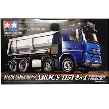 Rc tamiya custom kenworth tipper box dump trucks tamiya a60h hauler 6x6 dump truck tienda rc from tse4.mm.bing.net some trucks are kits only and have to be assembled. Tamiya 1 14 Mercedes Benz Arocs 4151 8x4 Tipper Truck Rc Kit Hobbies N Games