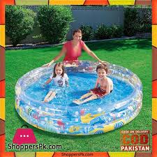 Buy Bestway 3 Rings Deep Dive Pool 6 X 1 Feet 51005 At Best Price In Pakistan Kid Pool Pool Bestway