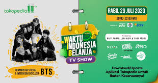 Sctv lahir pada tanggal 24 agustus 1990 sebagai stasiun televisi lokal di surabaya. Bts Mauritius On Twitter Reminder Bts Twt Will Make An Appearance On Tv Show Waktu Indonesia Belanja July 29 2020 10pm 12am Kst 5pm 7pm Mut Livestream Links Via