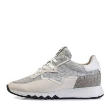 Verkoop eenvoudig floris van bommel dames Floris Van Bommel Dames Sneakers Wit 85334 Print Van Den Assem