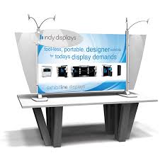 Exhibitline Table Top Displays Are Perfect For Tech Startups That Want To Make A Big Impact In A Small Space Modular Display Table Top Display Startup Branding