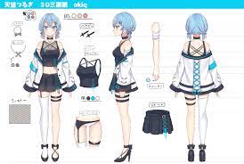 vtuber デザイン コツ google 検索 character design anime character design character model sheet