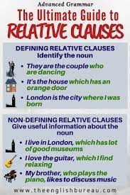 They allow us to include additional information without having to start a new sentence. Relative Clauses The Ultimate Guide The English Bureau