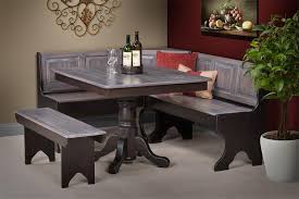 Amish Breakfast Nook Set In Solid Wood Breakfast Nook Furniture Nook Dining Set Corner Kitchen Tables