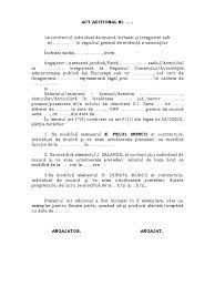 108 munca la domiciliu ↳ titlul ii: Model Act Aditional