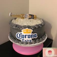 Corona Buttercream Cake Birthday Beer Cake Beer Cake Cake