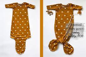 Knotted Baby Gown Pattern Make A Baby Knotted Sleeper