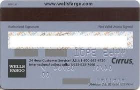The wells fargo representative and manager stated it was never received. Bank Card Wells Fargo Wells Fargo United States Of America Col Us Vi 0373