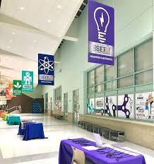 Large Colorful Ceiling Banners For Science And Engineering Fair Improvement Diy Yard Work Projects