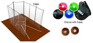 The athlete must begin each attempt from a stationary position within the circle. Discus Throw Equipment