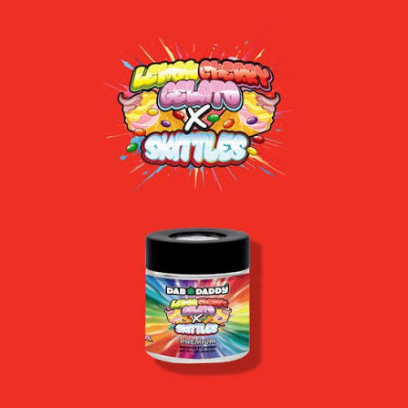 Lemon Cherry Gelato X Skittles Flower Dab Daddy® 3.5g Premium Indoor Flower