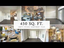 With four people has made me feel positively luxurious in my 700 sq. 450 Sq Ft Studio Apartment Empty Unfurnished 1030 Rent
