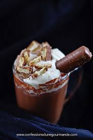 Chocolat Chaud Maison Au Twix Confessions D Une Gourmande Chocolat Chaud Maison Chocolat Chaud Fait Maison Recette Chocolat Chaud