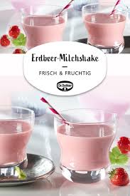 Schneller Erdbeer Milchshake Rezept In 2020 Erdbeer Milchshake Milchshake Milchshake Rezept