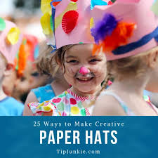 Wrap the scrapbook paper into a cone shaped hat and stick the tab in the slot. 25 How To Make A Paper Hat Tutorials Tip Junkie