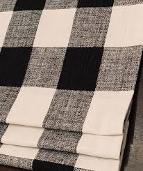 Black And White Buffalo Check Fabric Faux Roman Shade Valance In Black And White Buffalo Plaid Fabric Custom Made Fully Lined Buffalo Check Valance Farmhouse Kitchen Valance Buffalo Plaid Fabric Faux Roman Shades Plaid Fabric
