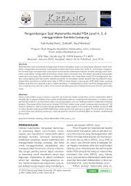 Banyak korban bencana banjir di sulawesi selatan. Pdf Pengembangan Soal Matematika Model Pisa Level 4 5 6 Menggunakan Konteks Lampung