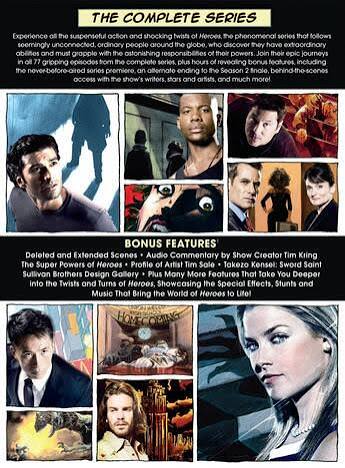 Heroes: The Complete Collection (Box Set) [DVD] [Standard] [21 Discs] -  Best Buy
