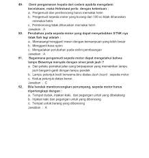 Pada kesempatan kali ini akan dijelaskan tentang contoh soal teori sim c a b umum bii dan lainnya. Soal Soal Ujian Teori Sim A Guru Paud